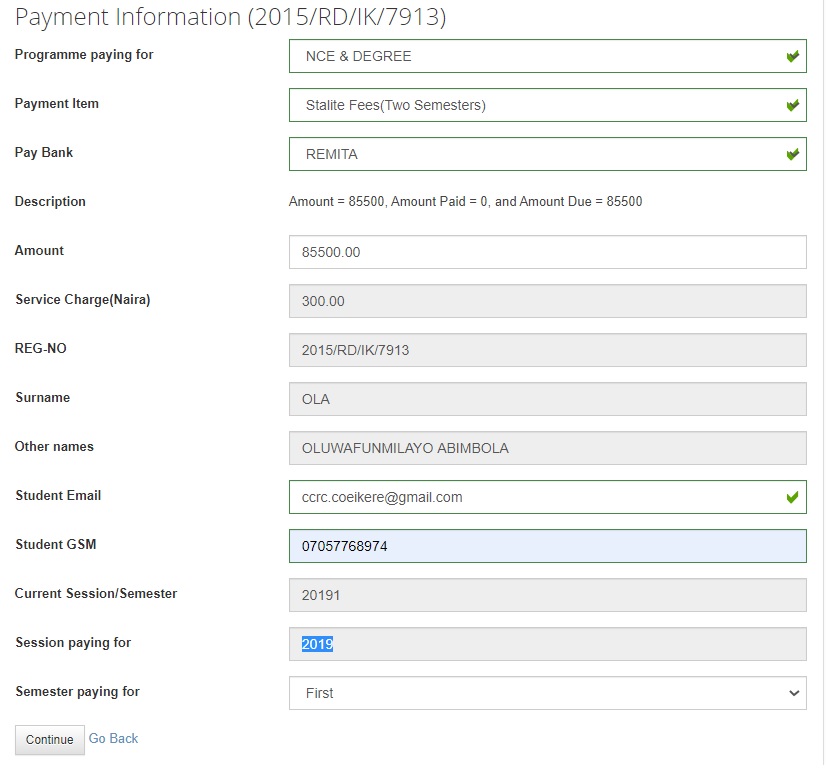 schoolfees page